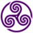 Purple Wheeled Triskelion 1 Icon